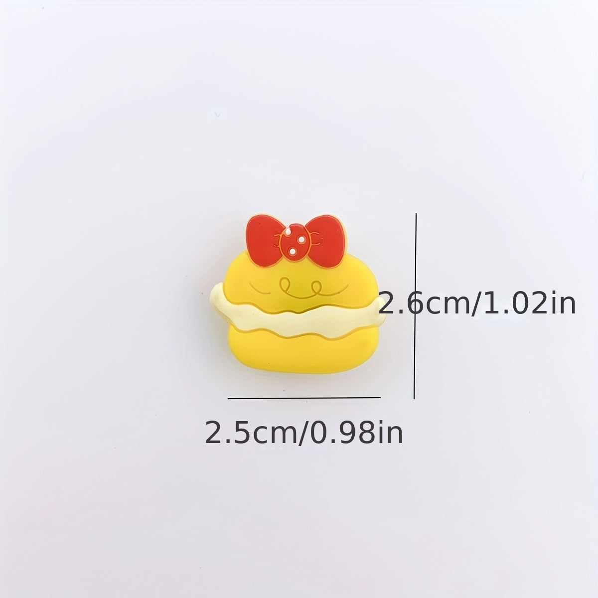 24pcs Cake Shape Shoe Charms DIY Decoration Set