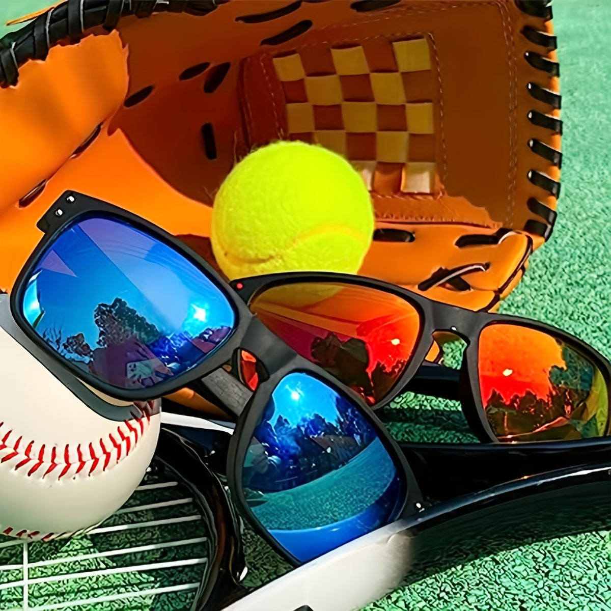Polarized Square Sunglasses for Men UV Protection