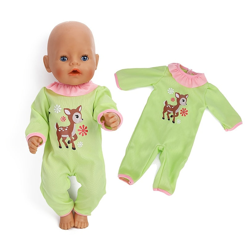 Green Doll Clothes Set for 18 Inch Dolls Playset