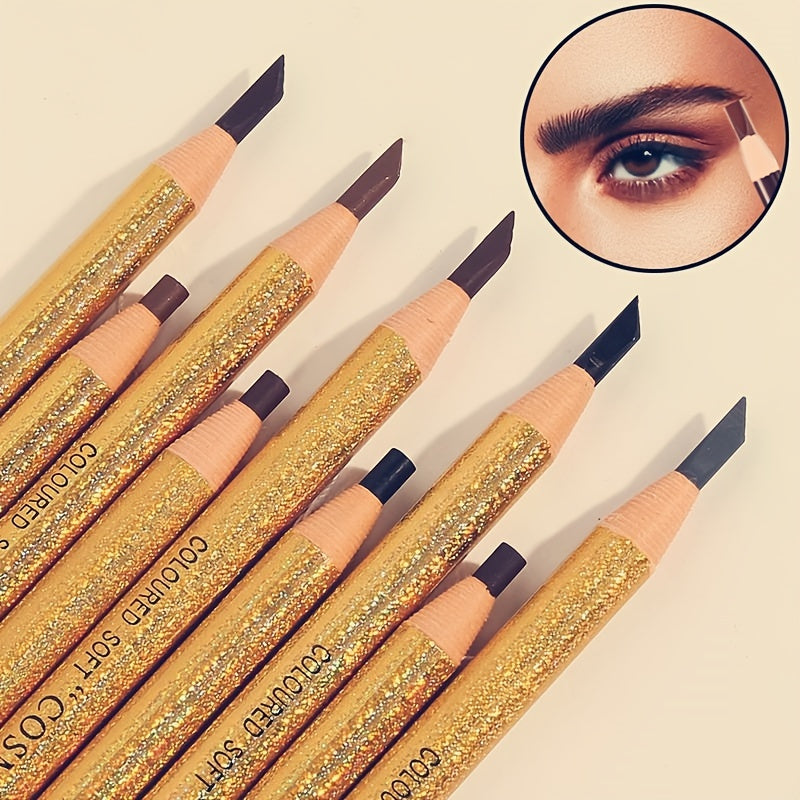 5 Colors Eyeshadow Pencil Drawstring Eyebrow Pen Waterproof Long Lasting Makeup