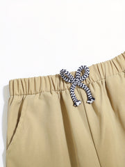 Boys Letter Print Cargo Pants Elastic Waist Jogger Pants Kids Clothing