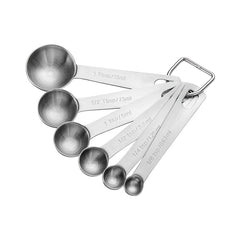 6pcs Stainless Steel Measuring Spoons Cups Set Metric/US Measurements