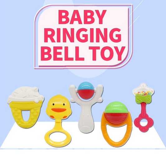 9pcs Newborn Teeth Shaking Bell Hand Shaking Bell Bed Bell Puzzle Toy
