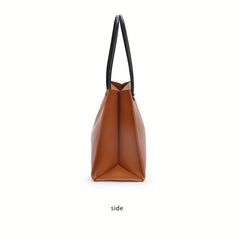 Large Leather Work Tote Bag for Women