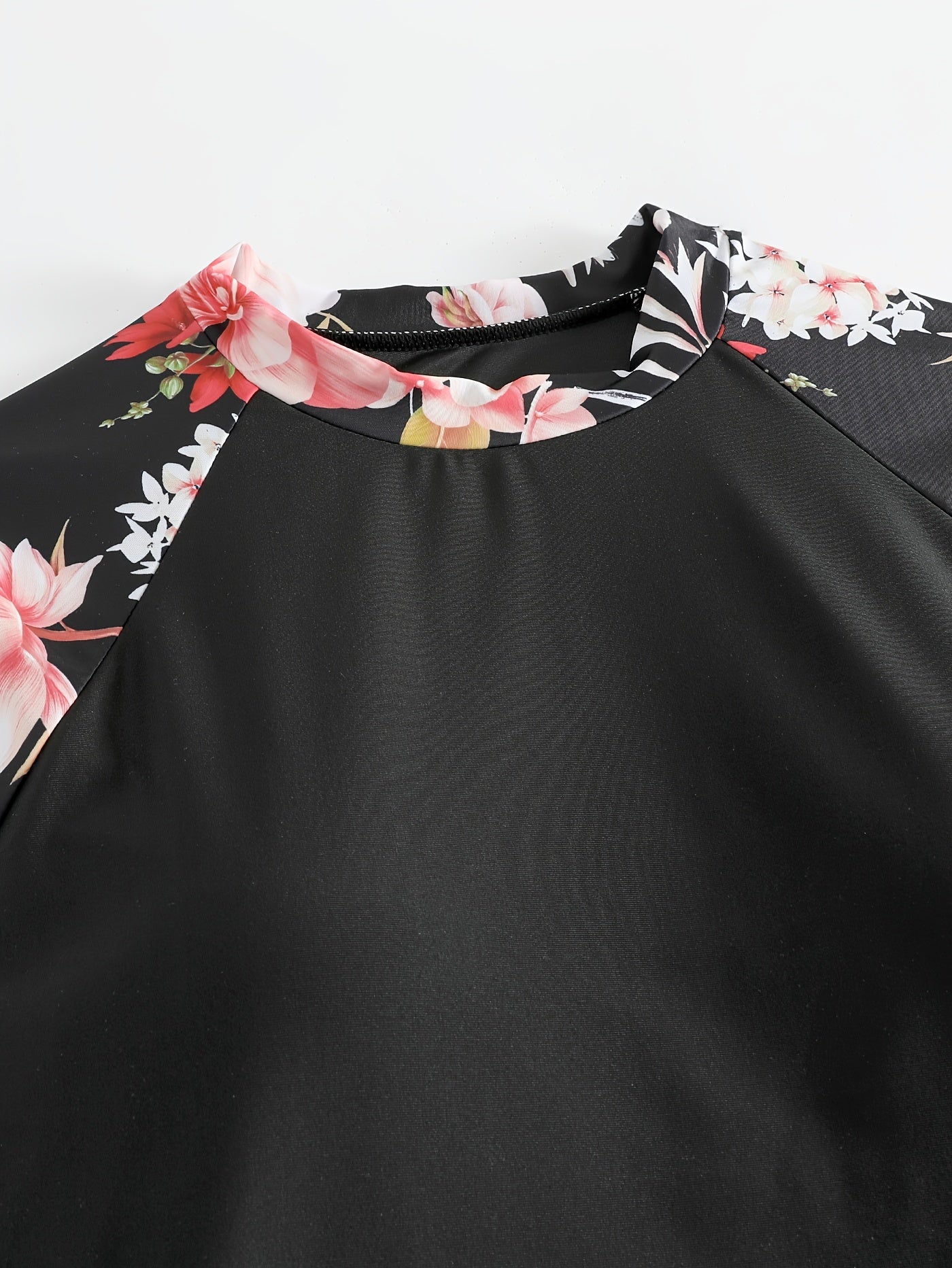  Floral Print Tankini & Shorts Set