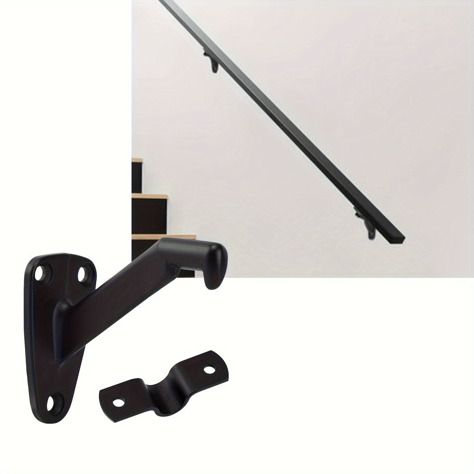 5pcs Stair Handrail Brackets with Mounting Screws