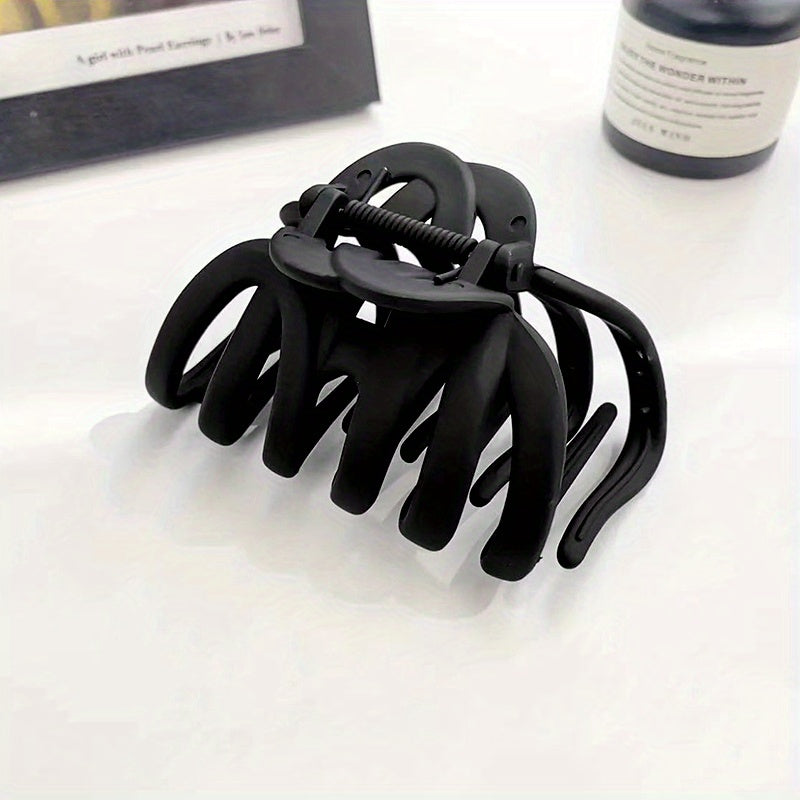 Matte Large Hair Claw Style Shark Claw Ponytail Holder Hair Clip