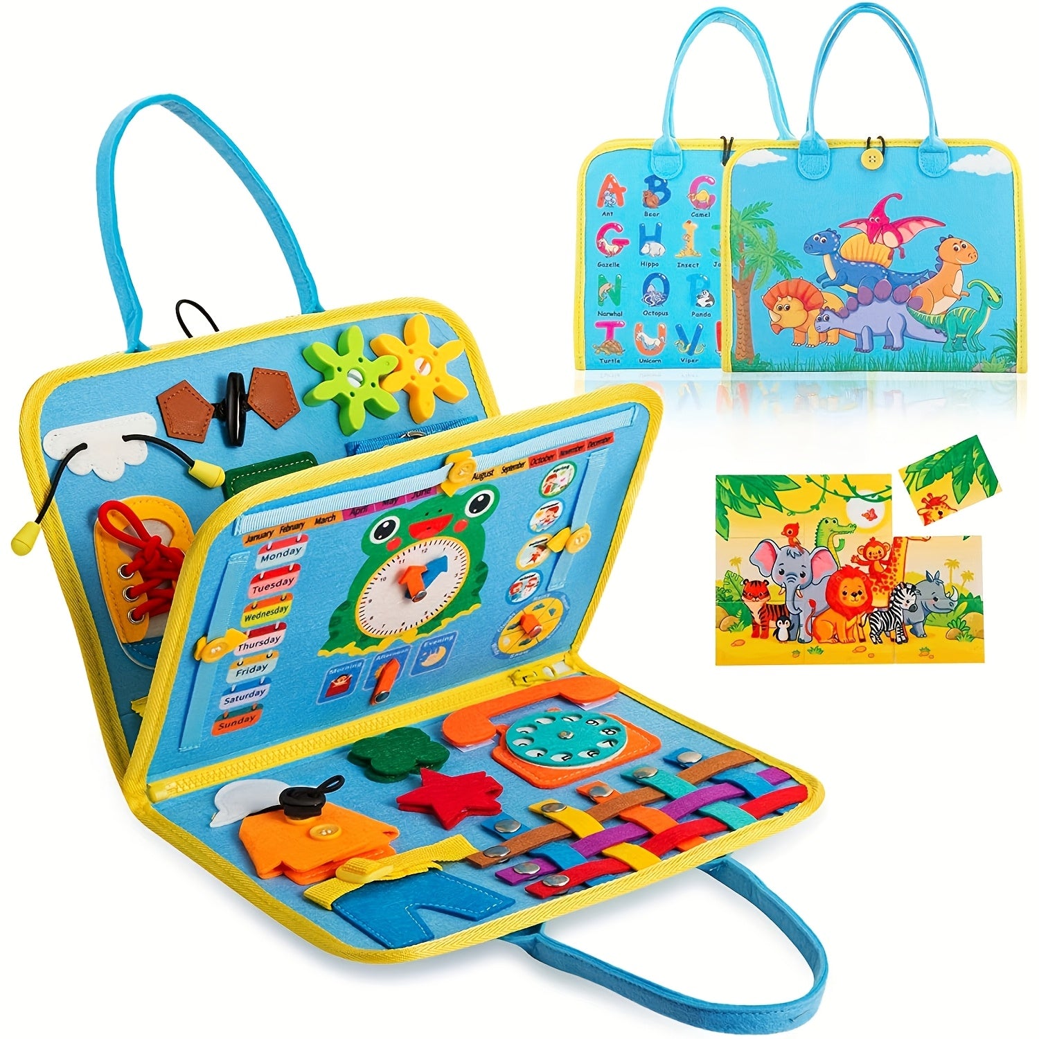 Sky Dinosaur Busy Board Educational Toy for Youngsters