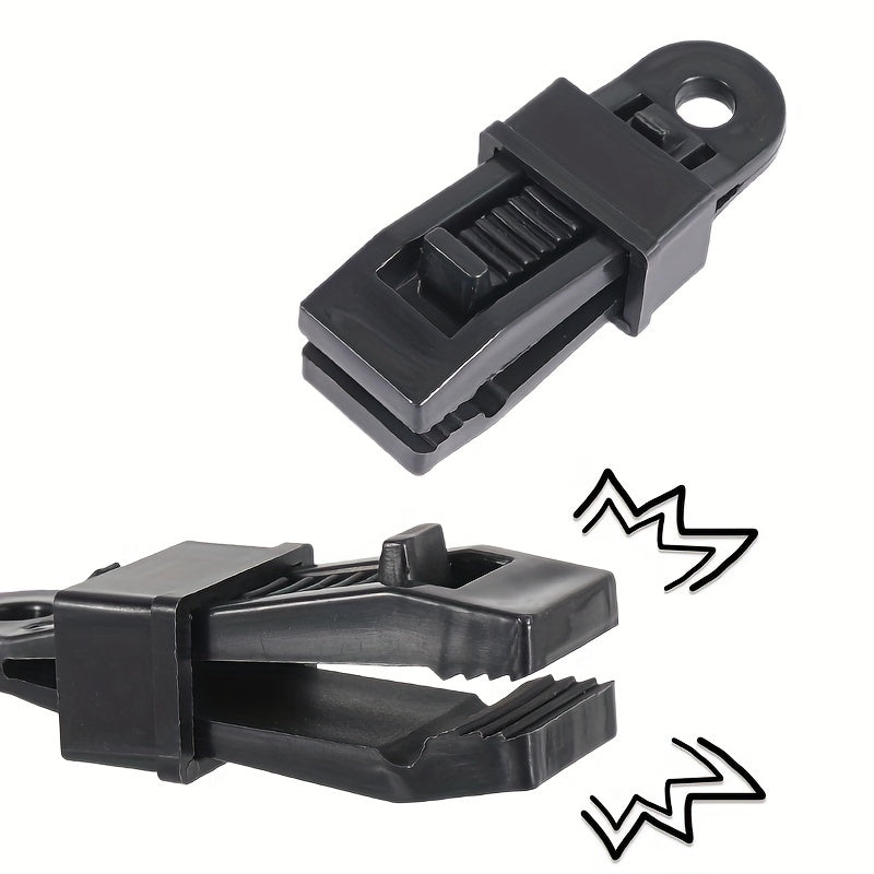 2pcs Tent Canopy Clamps Windproof Fixed Buckle Plastic Wind Rope Buckle