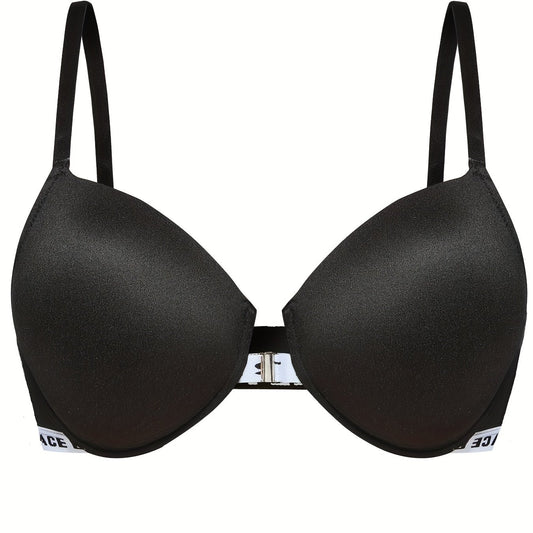 Plus Size Sexy Bra Front Closure Molded Cup Underwire Bra