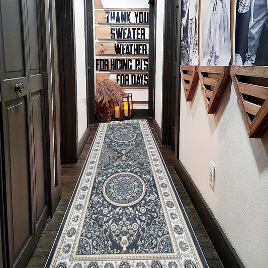 Oriental Hallway Rug Runner Soft Non Slip Machine Washable Stair Carpet Runner