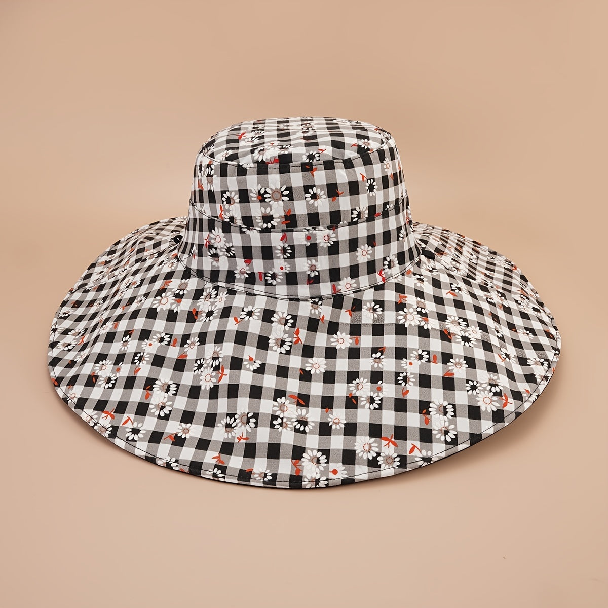 Solid Lightweight Bucket Hat Reversible Wide Brim Sun Hats