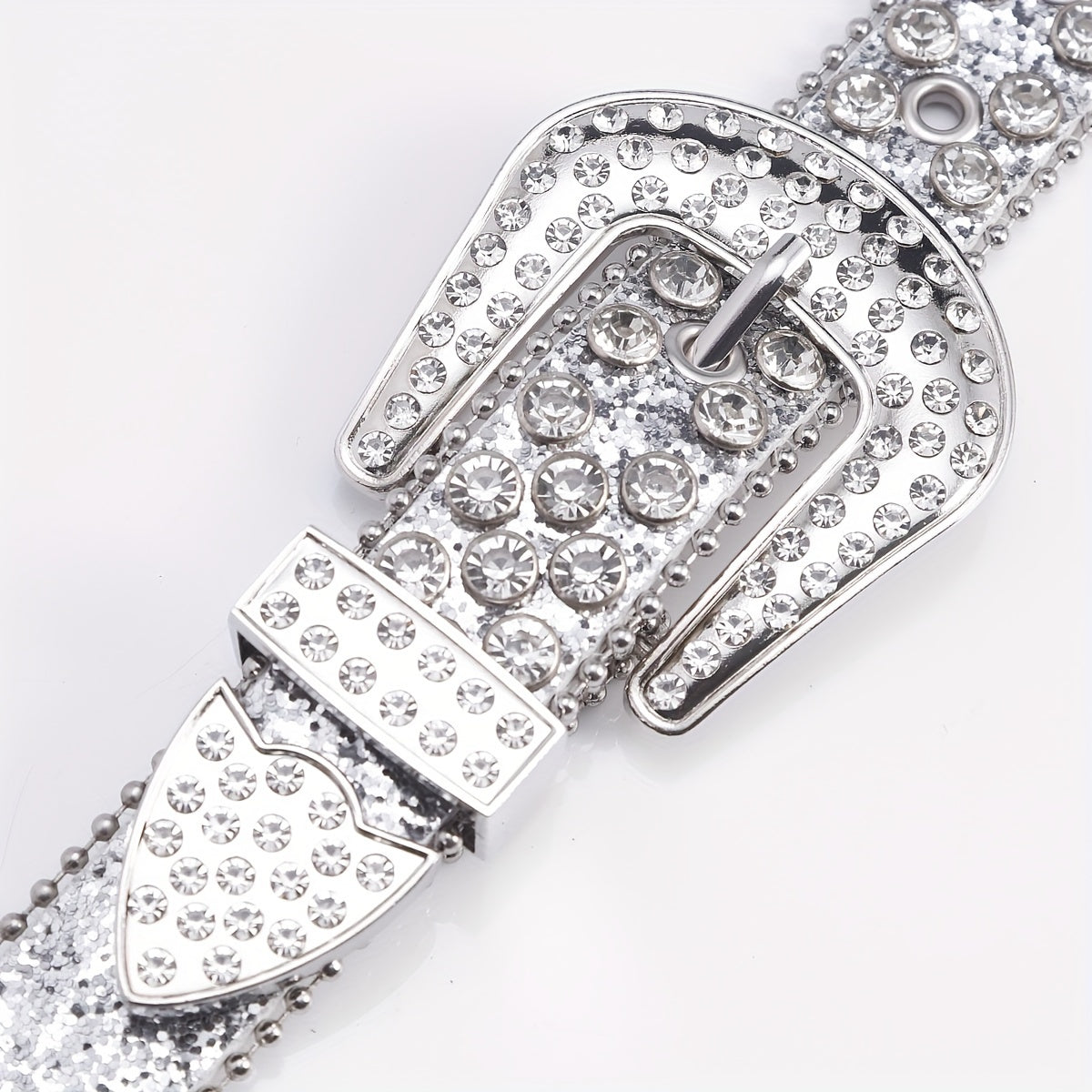 Men's Rhinestone Hip Hop Belt for Pants