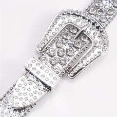 Men's Rhinestone Hip Hop Belt for Pants