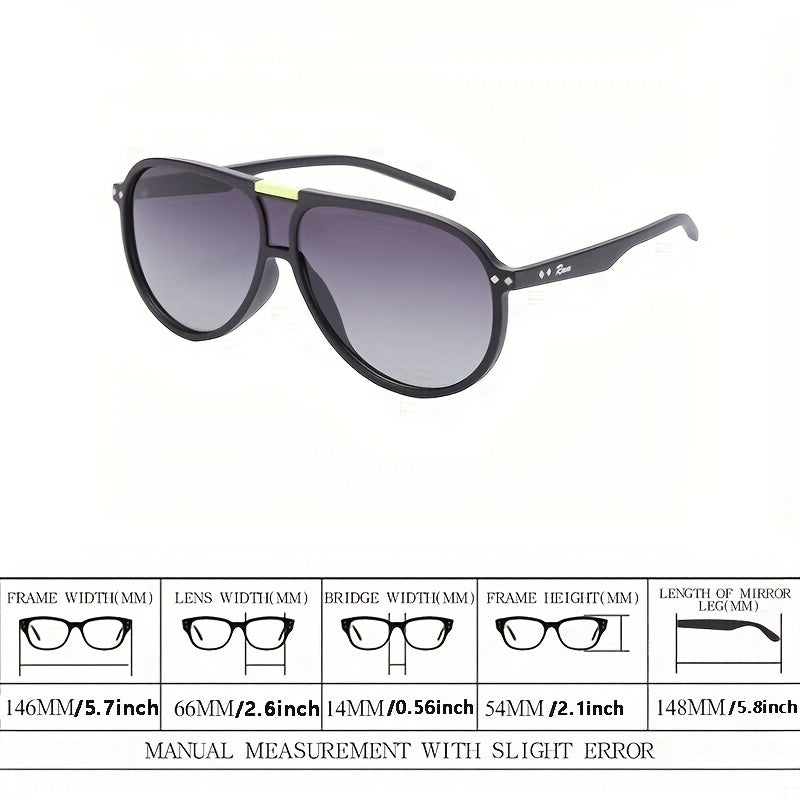 Men's Aviator Sunglasses HD Polarized Aluminum Driving Sun Glasses