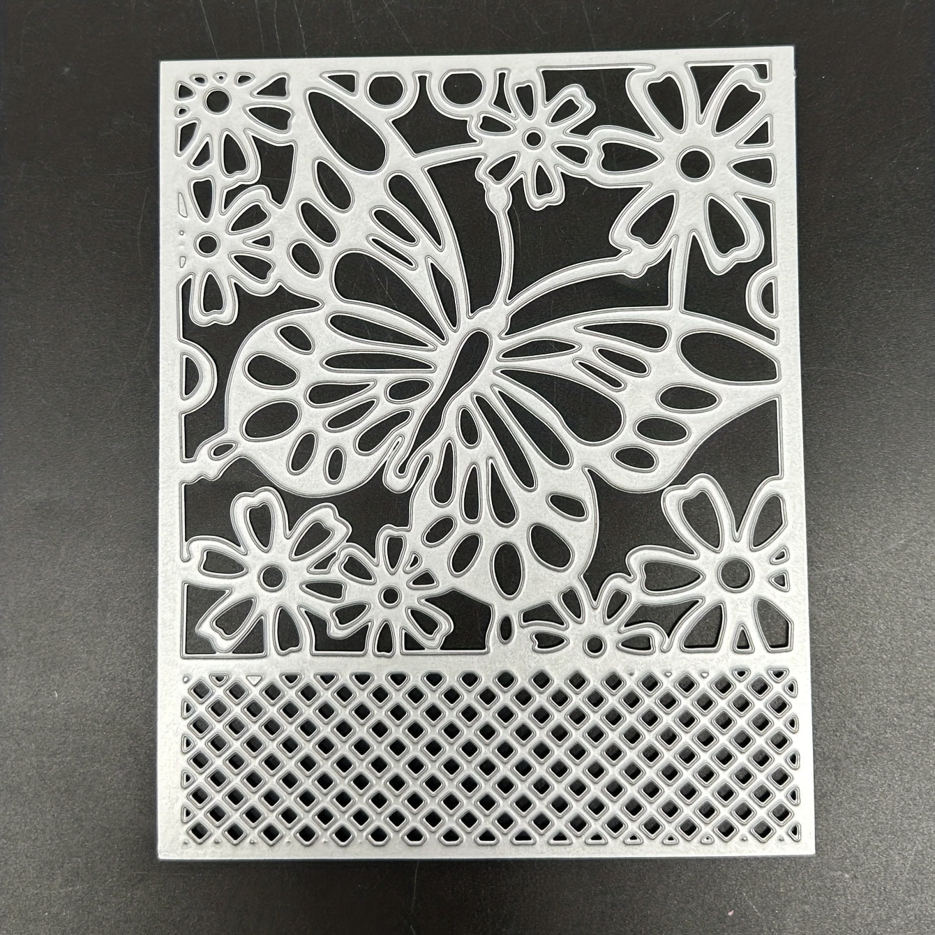 1pc Butterfly Background Mold Metal Embossing Scrapbooking Cutting