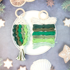 Rainbow Fish Macrame Kit - DIY Craft Tutorial - Choose Your Colors