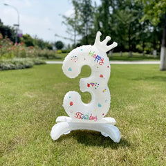DIY Number Balloon for Birthday Party Decorations