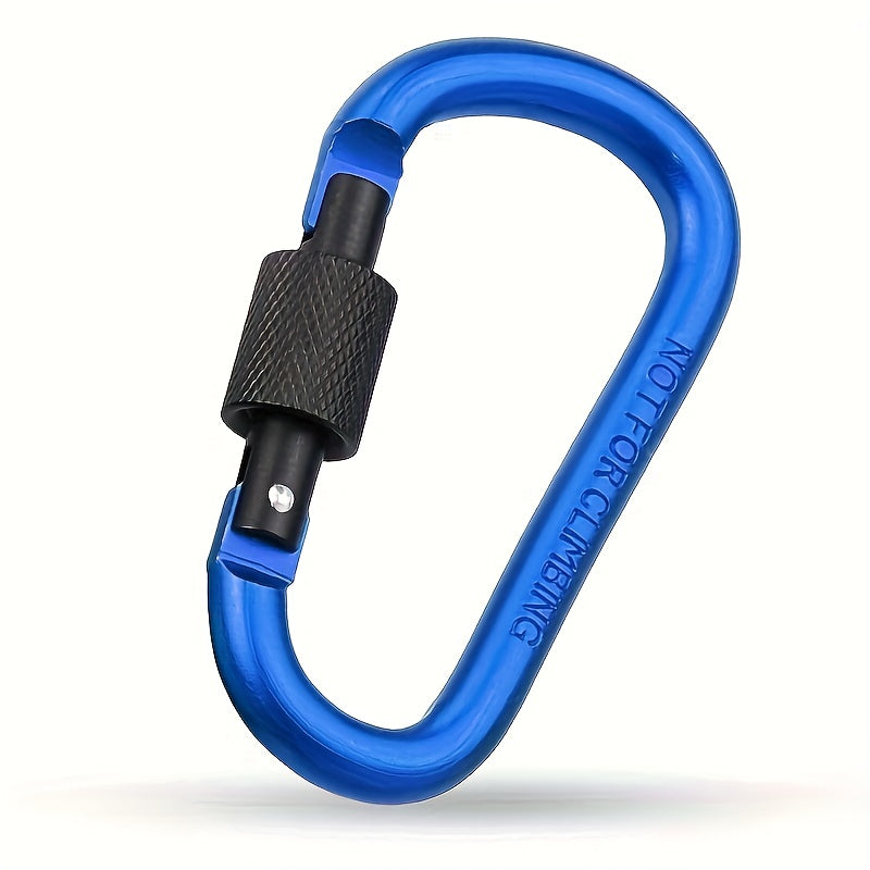 Aluminum Carabiner Outdoor Safety Buckle with Keychain