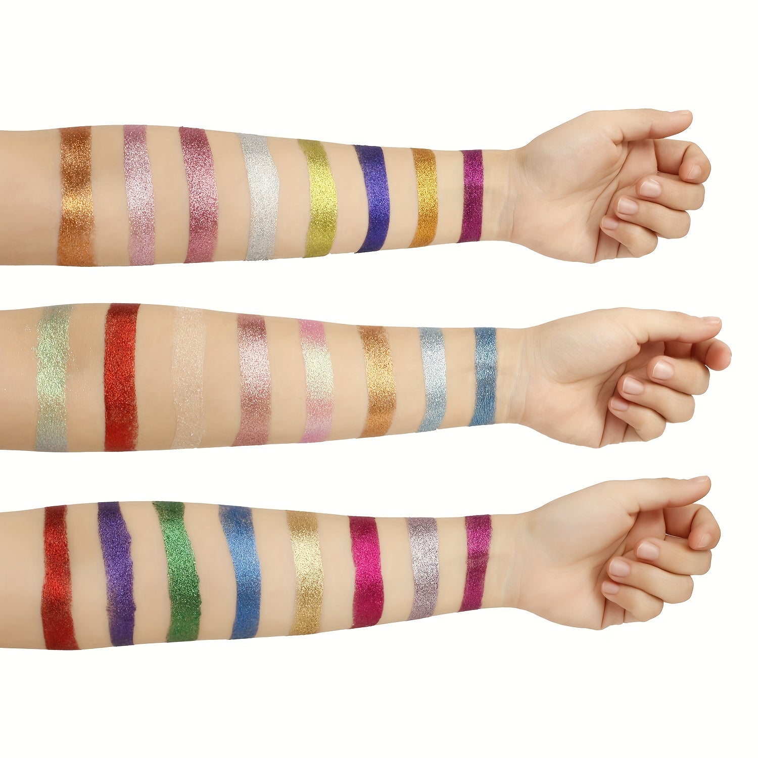 24 Shade Eyeshadow Palette Pressed Glitter Ultra Shimmer Long Lasting