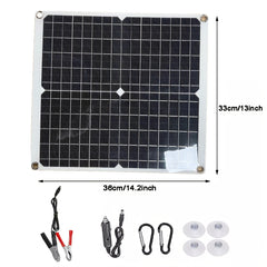 Dual 12V 5V Solar Panel Kit 50W & 100W Panels