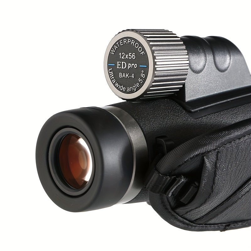 12x56 Monocular HD with Tripod & Phone Adapter for Wildlife Bird Watching Hiking
