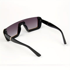 Y2K Rhinestone One Piece Sunglasses Gradient Glasses UV400