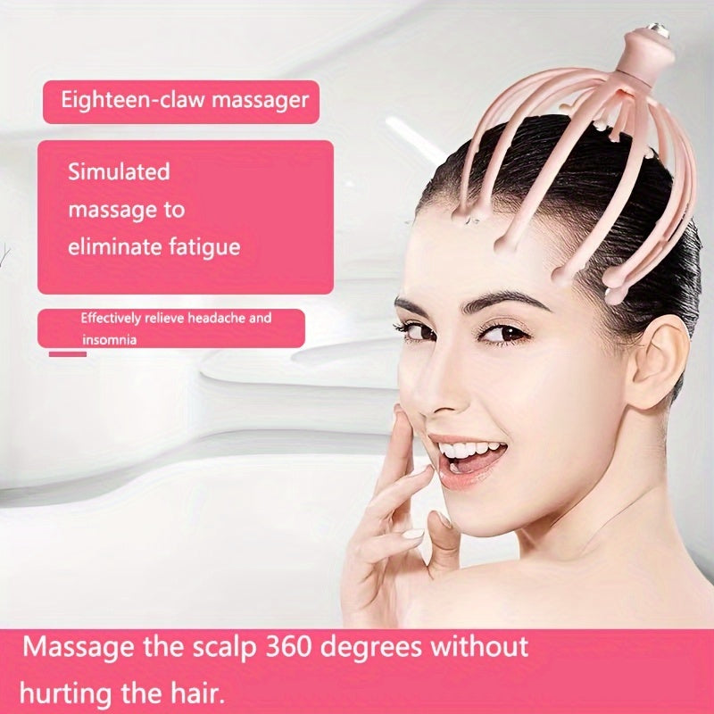 Head Massager for Middle Aged and Elderly, Lightweight and Convenient