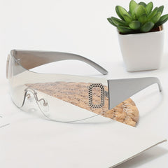 Y2K Cyberpunk Gradient Mirror Lens Sunglasses UV400