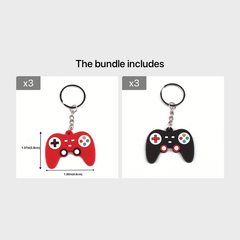 Kids Game Handle Keychain Backpack Pendant Accessories