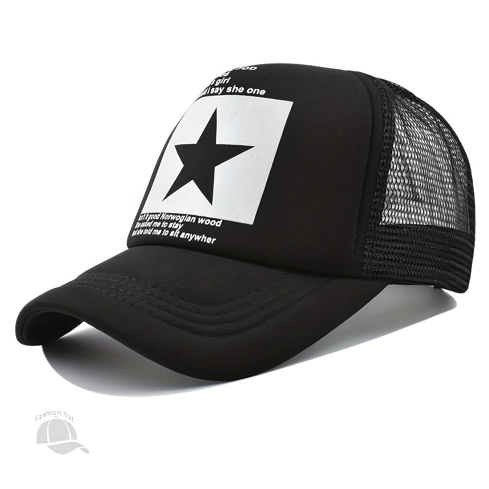Breathable Mesh Summer Baseball Cap Hats for Men and Women