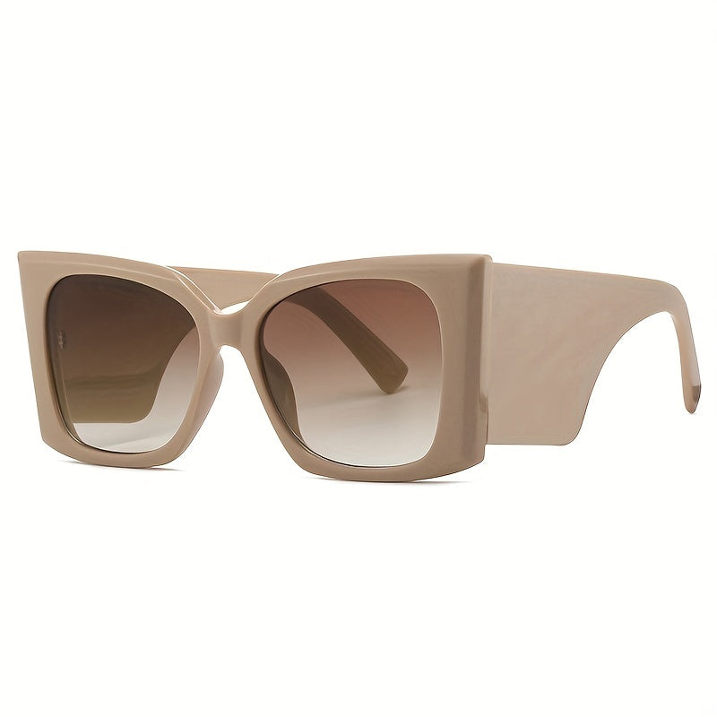 Men's Large Frame Sunglasses Street Photography Holiday Party Glasses Bag