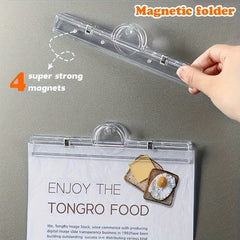 Acrylic Transparent Clip Folder