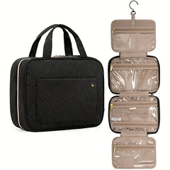 Travel Toiletry Bag with Hanging Hook Water Resistant Makeup Cosmetic Organizer
