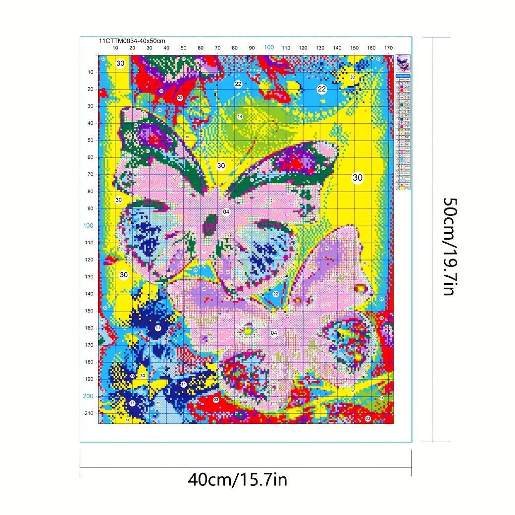 Butterfly Cross Stitch Material Package for Wall Decoration