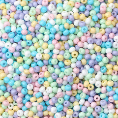 1000pcs 3mm Paint Beads DIY Necklace Bracelet Loose Bead Jewelry Accessories