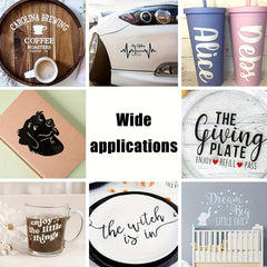6.1m Permanent Adhesive Vinyl for Cricut 30x48cm - Scrapbooking, Car Decals