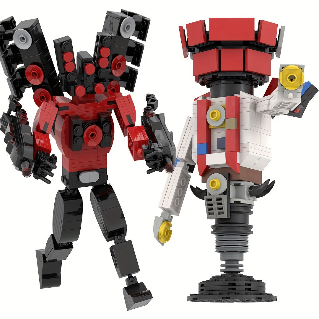 Battle God Rocket Sound Man Light Bulb Man Building Blocks