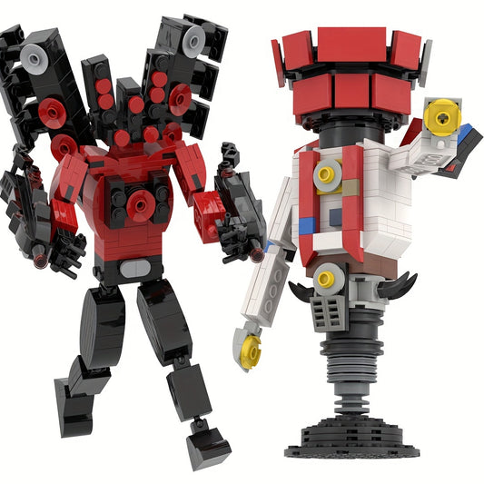 Battle God Rocket Sound Man Light Bulb Man Building Blocks