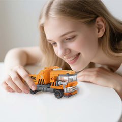 Dump Truck Building Blocks Set - Creative Engineering Vehicle Toy