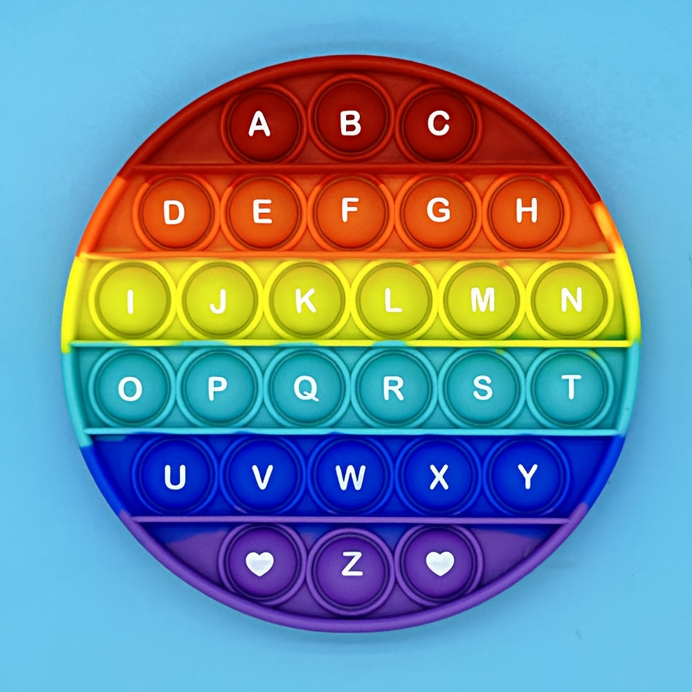 Numbers Letters Math Learning Fidget Toys Push Bubbles Phonics Games