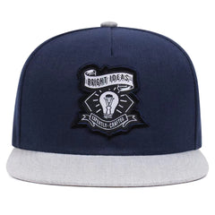 Embroidered English Hip Hop Flat Brimmed Hat