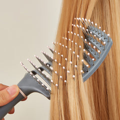 Curved Vent Styling Brush for Fast Blow Drying