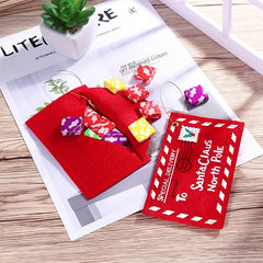 Christmas Felt Envelope Pendant Red Gift Bag