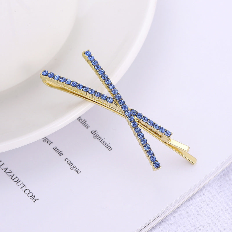 Crystal Rhinestone Bobby Pins Fancy Hair Clips Bling Barrettes