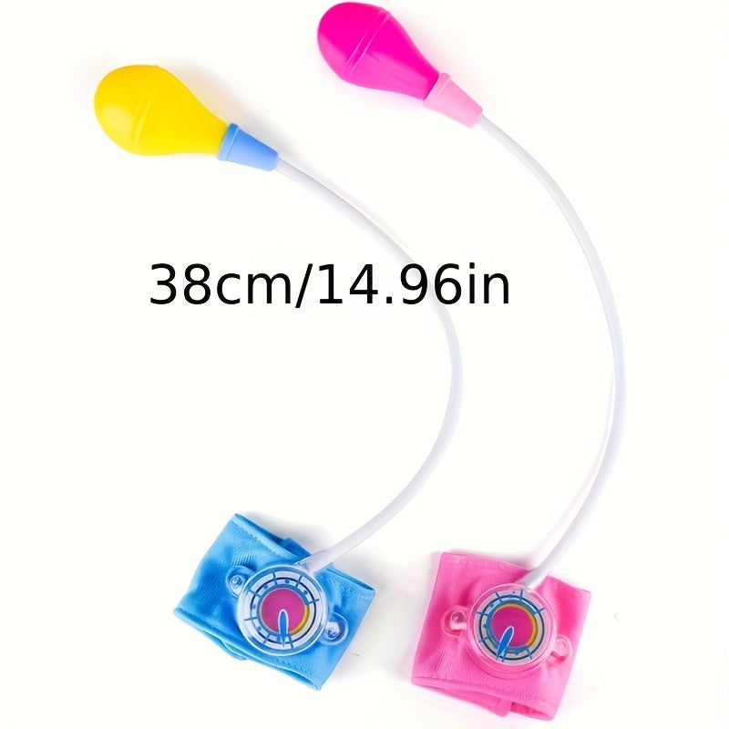 Fun Medical Role Play Set for Kids - Pink Sphygmomanometer Toy Stethoscope