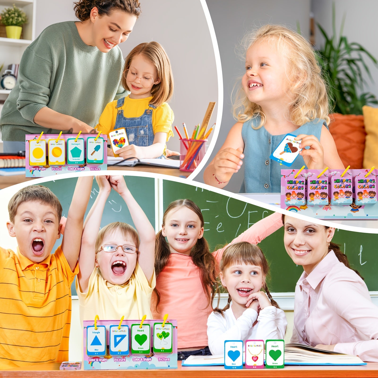 NeslGenc Learning Flashcards Set for 3-6 Year Olds