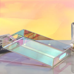 Acrylic Colorful Storage Tray for Home Organization