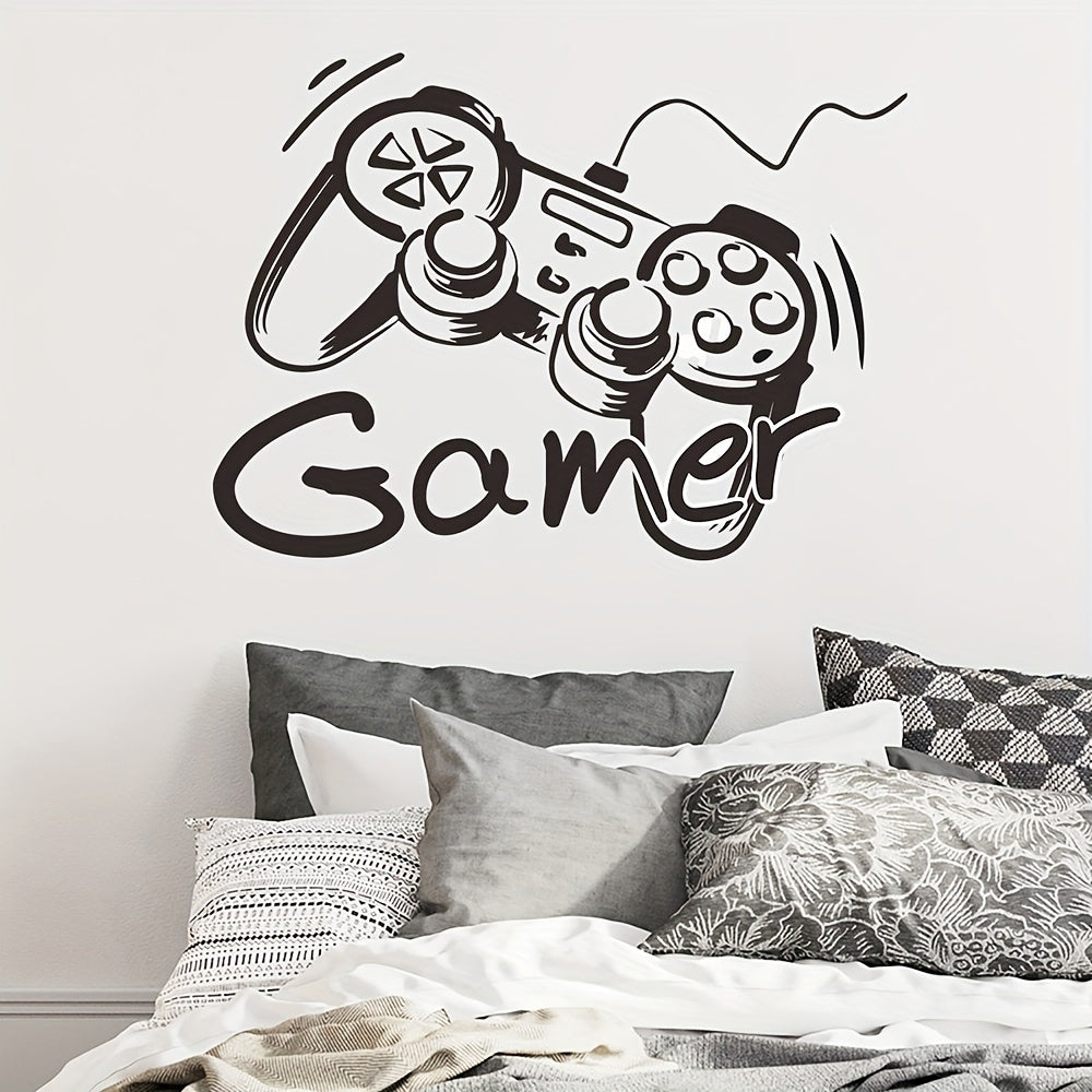 Gamepad Wall Sticker Easy Room Decor for Bedroom and Living Room