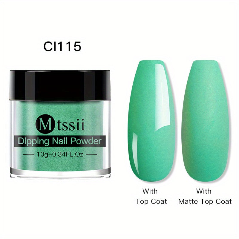 Dipping Powder 12 Colors Dip Nail Powder Kits Glossy Professional Set